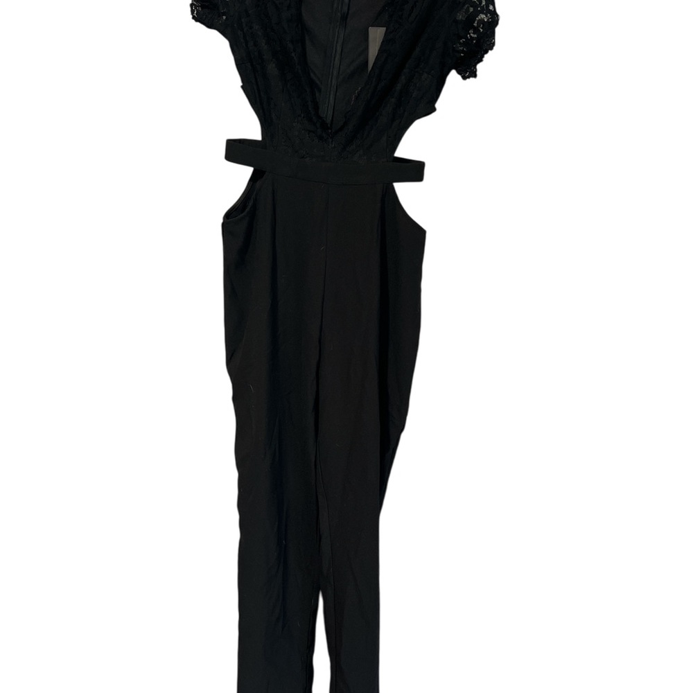 Elegant Black Lace Jumpsuit